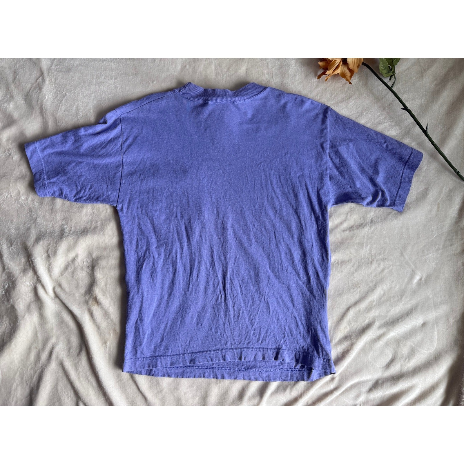 Vintage T-shirt Paris Sports Club Purple Pocket Maurices Size S