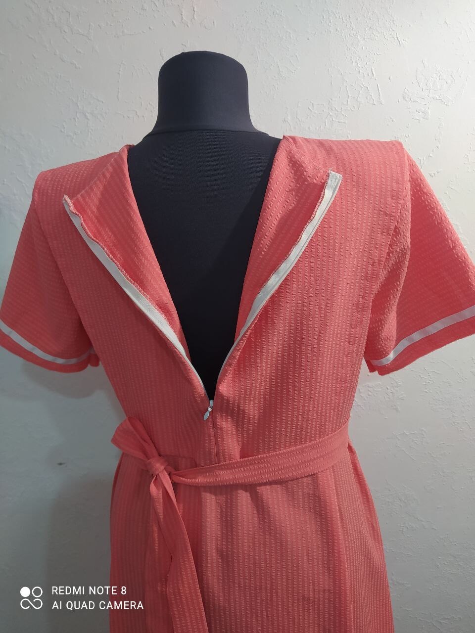 Vintage Women’s Dress Retro Maxi Long Handmade Unbranded, UK 14, US 12