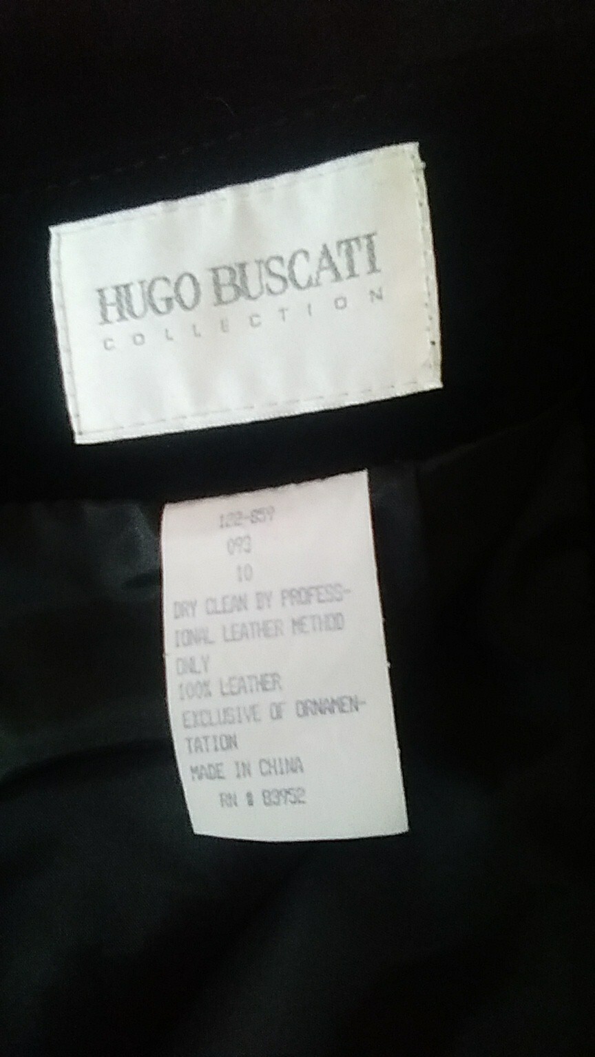 Hugo Buscati Italian Suede Skirt Black Classic Moto 90’s Hanna Montana Y2 K
