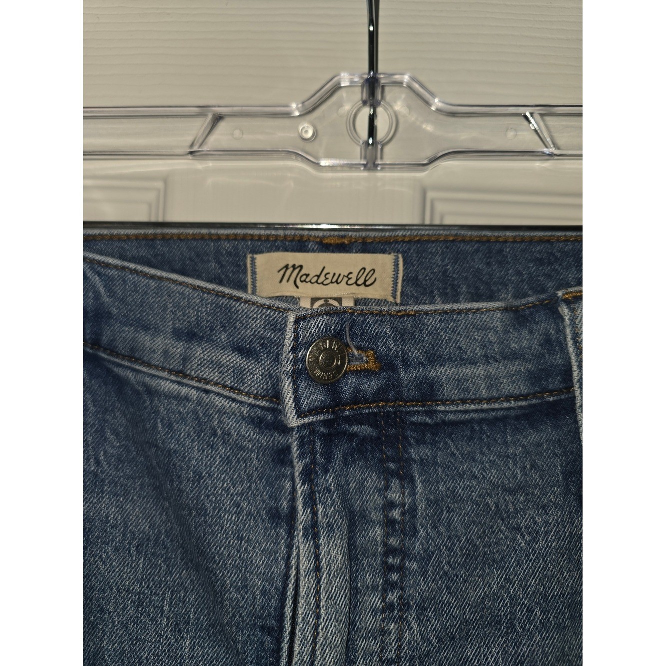 Madewell Straight Leg Distressed Vintage Jeans Size 33 Petite