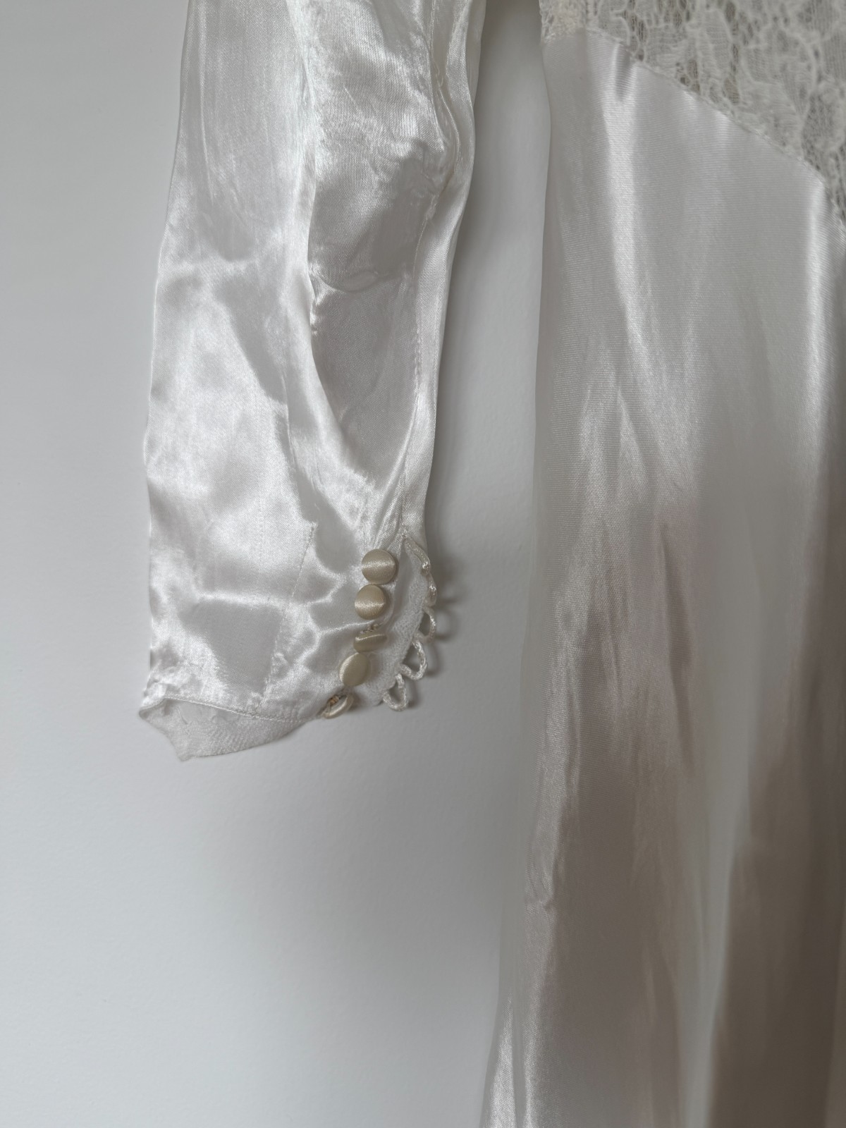 1940s Cathedral Wedding Dress