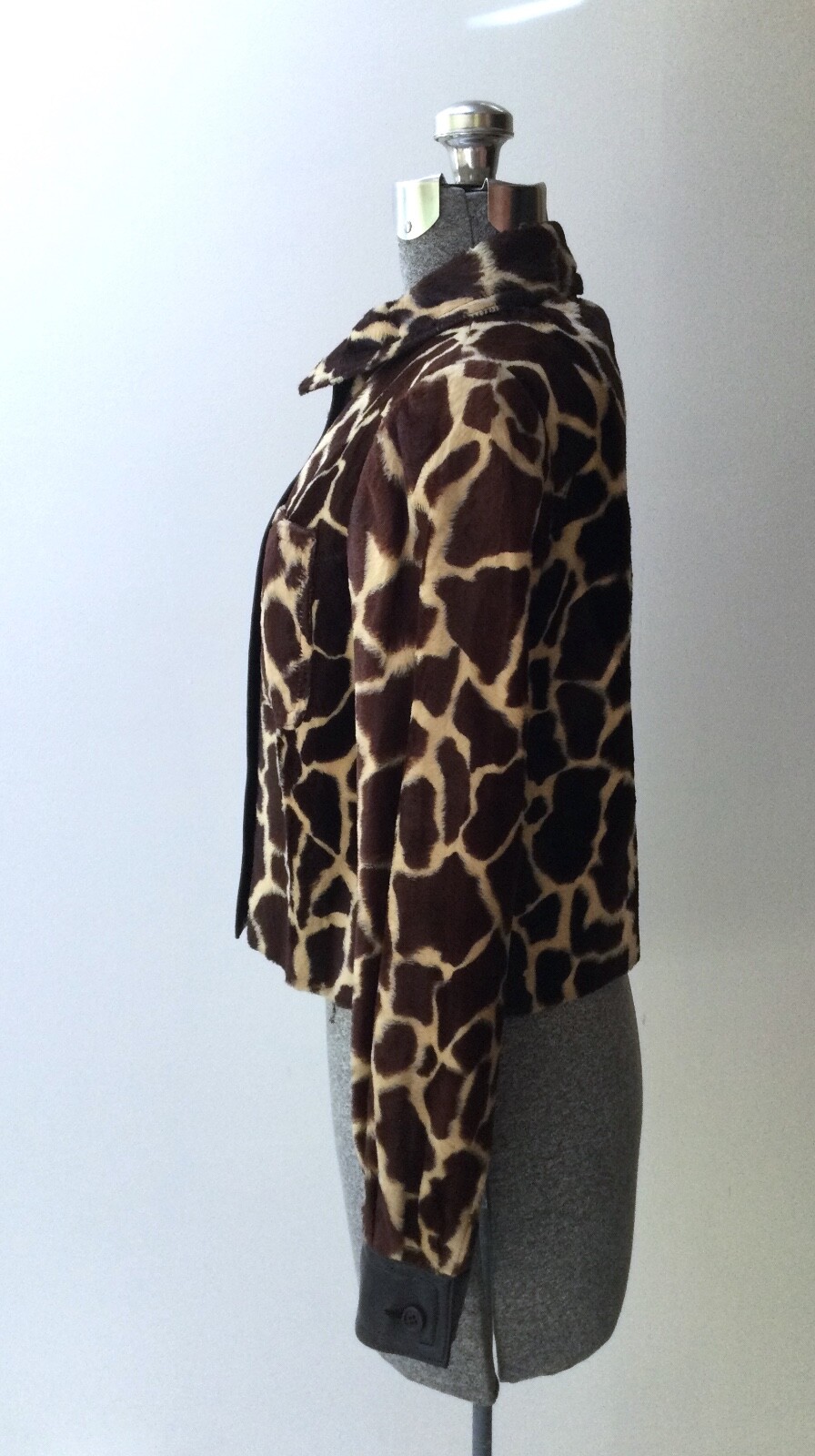 Vintage 1960’s Lanvin Cropped Giraffe Jacket