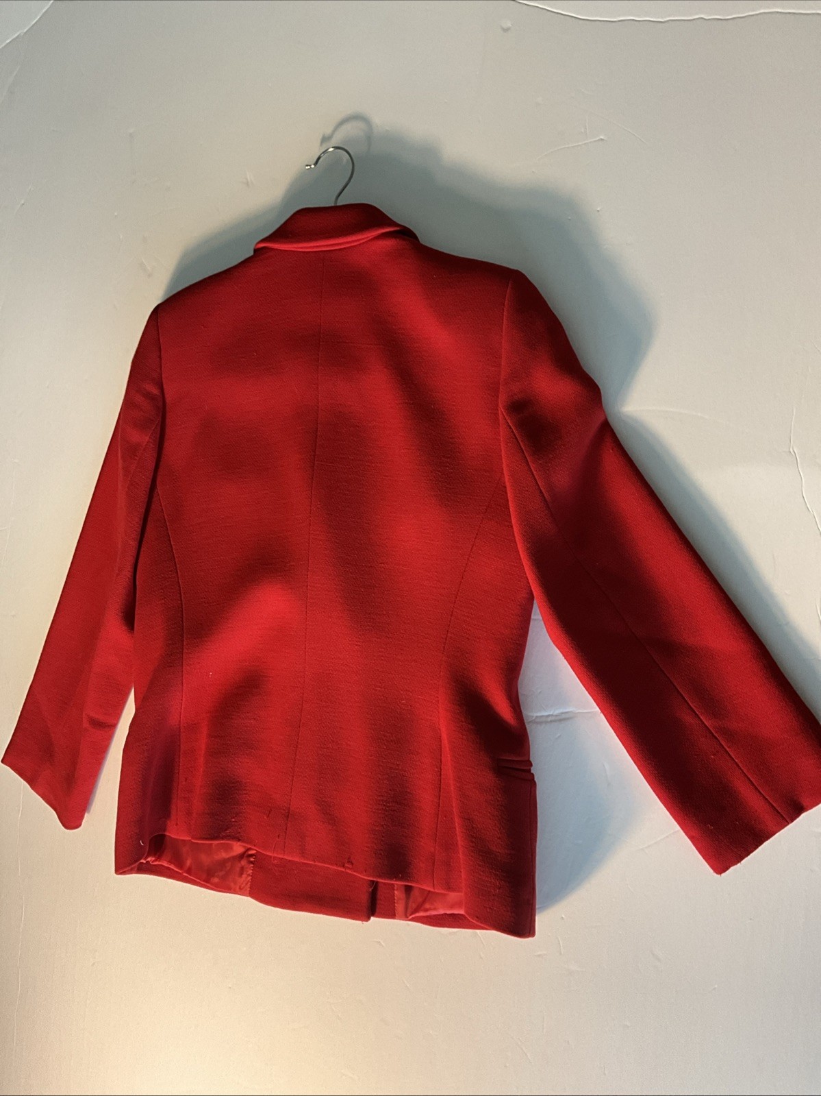 Giorgio Armani Red Double Breasted Blazer Jacket Women’s IT 42 Italy