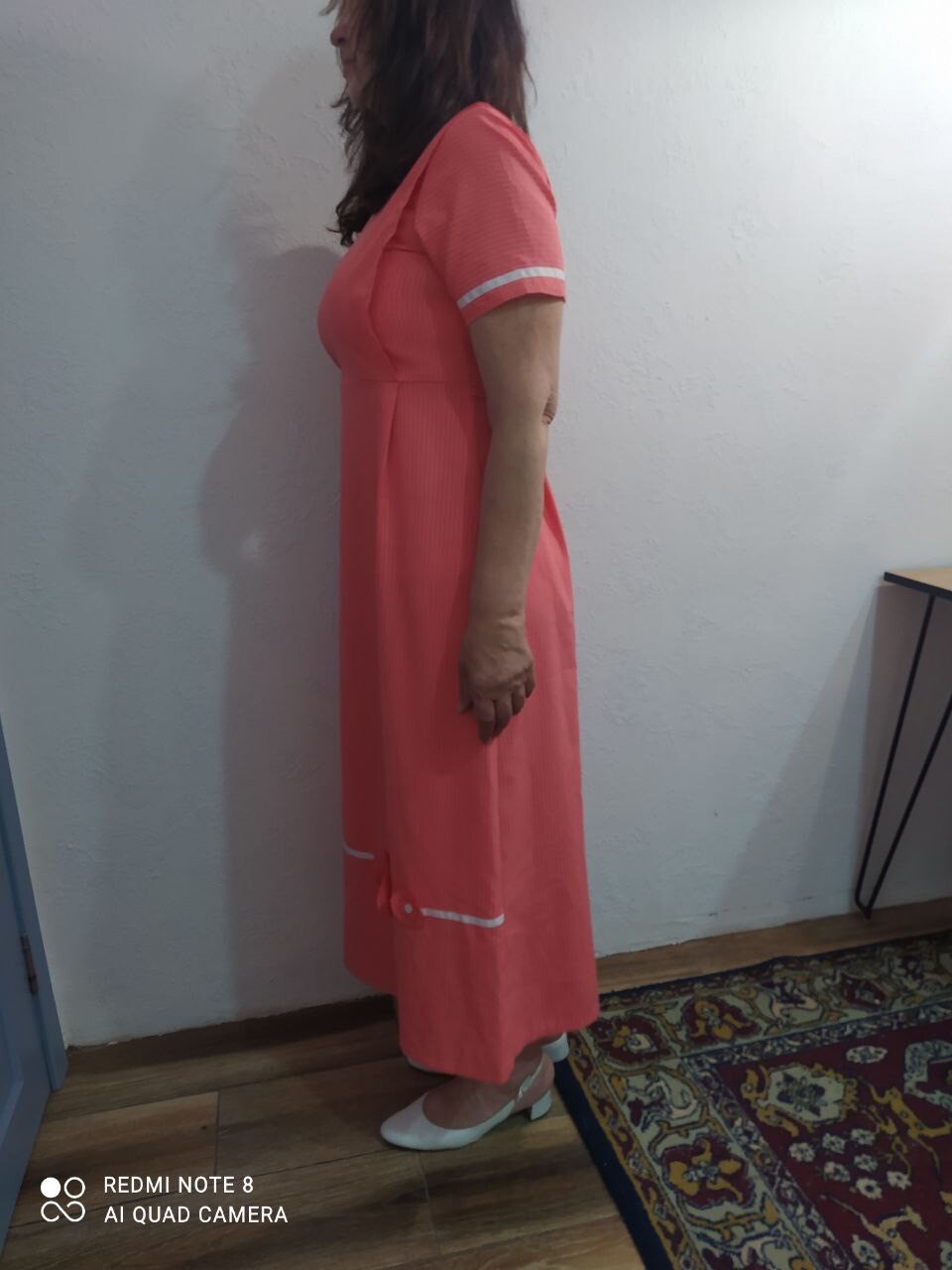 Vintage Women’s Dress Retro Maxi Long Handmade Unbranded, UK 14, US 12