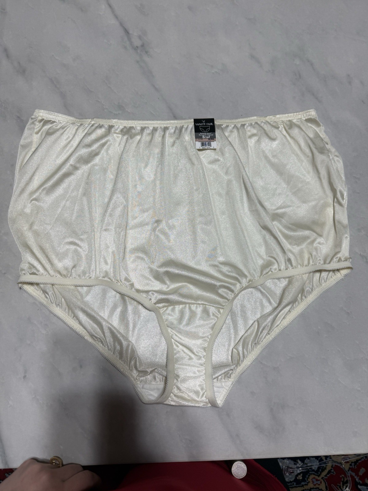 Vanity Fair Perfectly Yours #15712 Candleglow Panty Sz 12 5 XL Nylon Cotton New