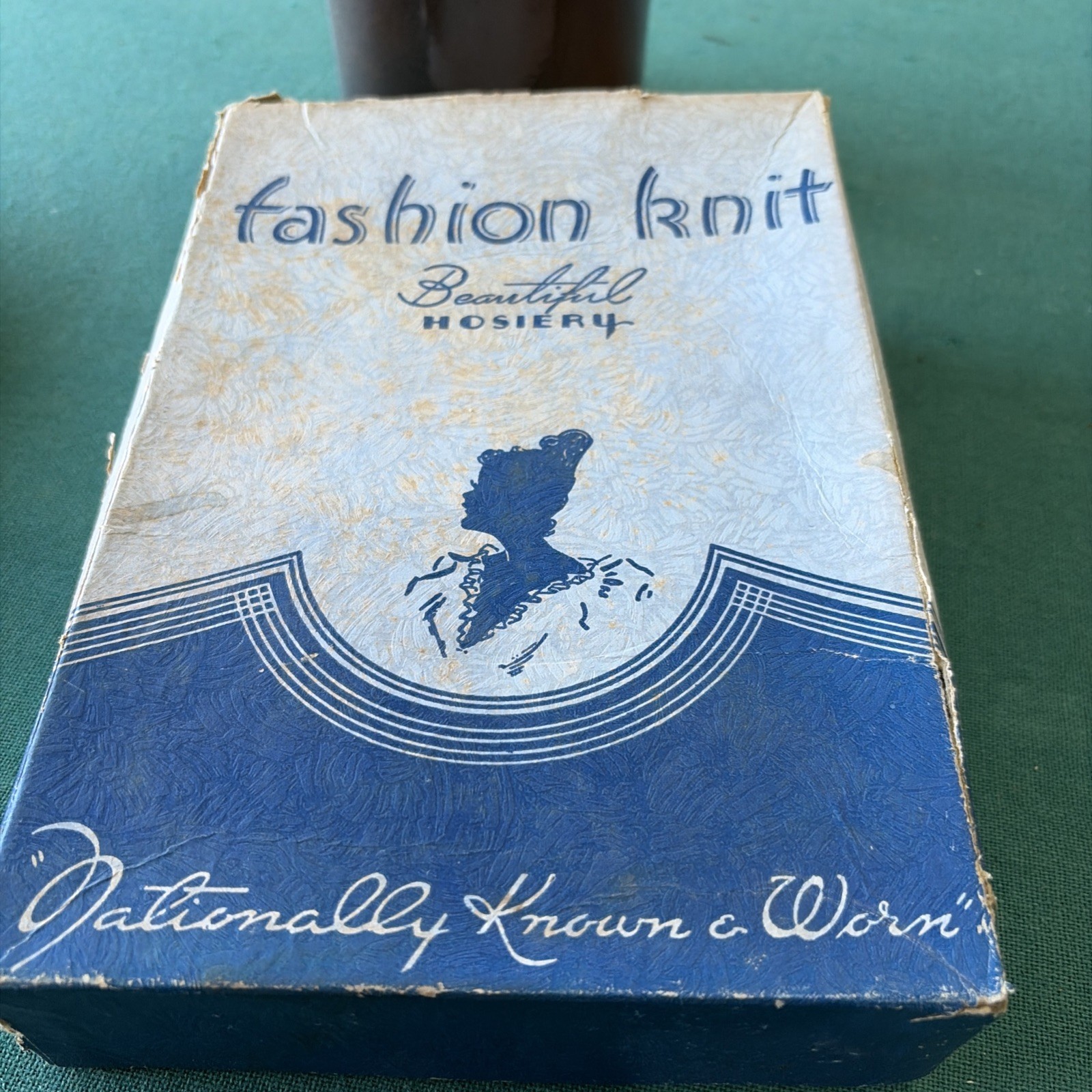 Hosiery Seamless Vintage FASHION KNIT Hosiery 6-Brazil Size 9 New In Box See Pic
