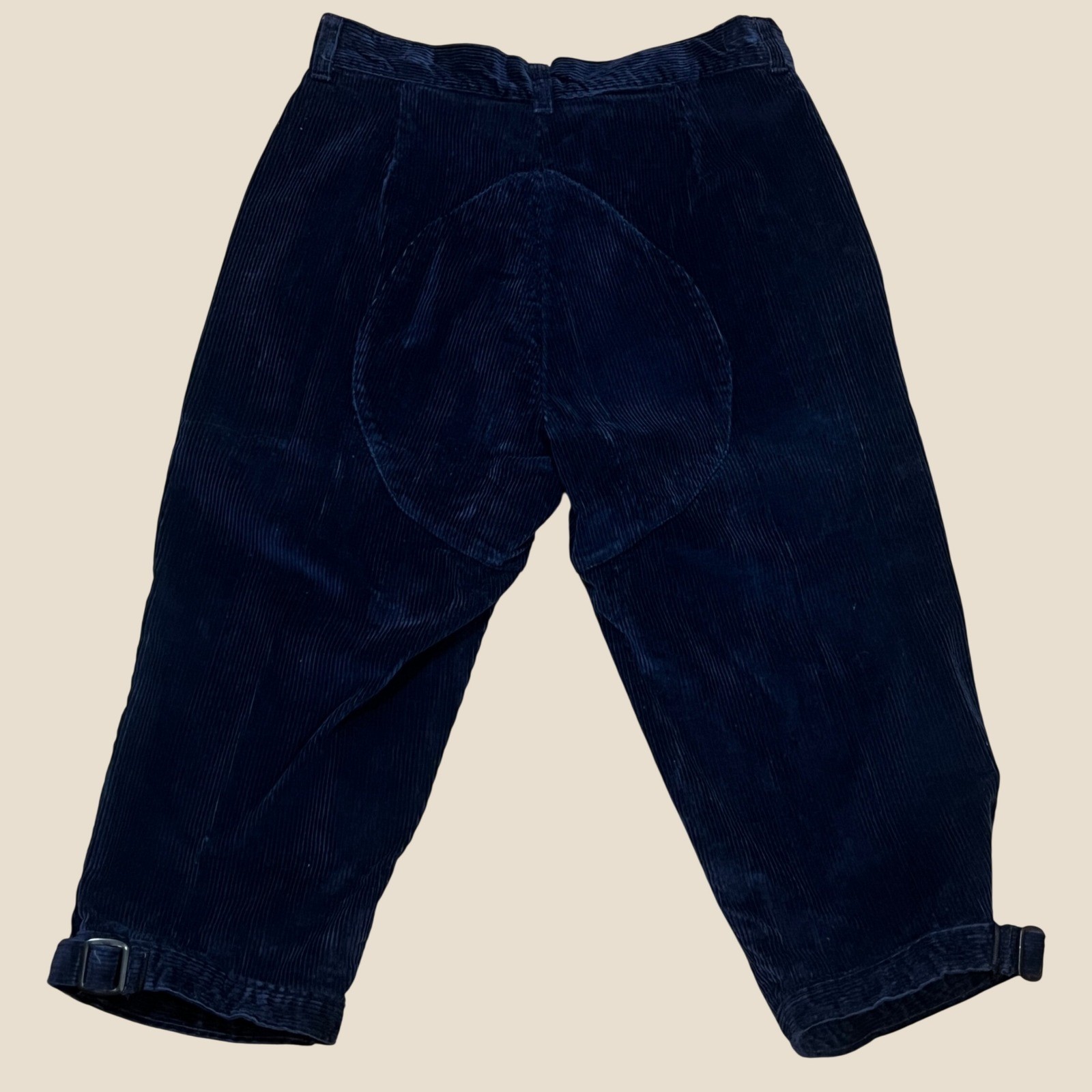 Vintage 70s Pedigree Canada Navy Corduroy Knickers Breeches Pants 28w Equestrian