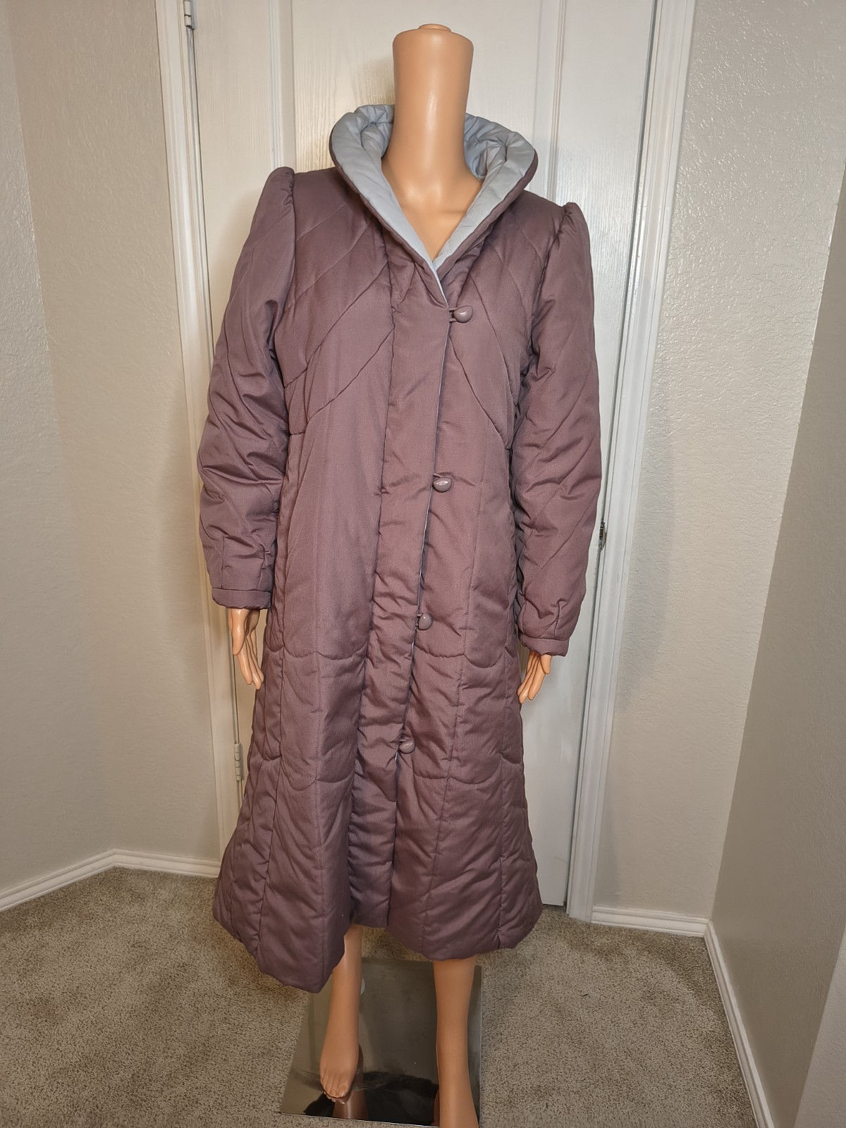 Vintage Puffer Grandmacore Cabincore Cottagecore Appr Large Women’s Coat -DP31