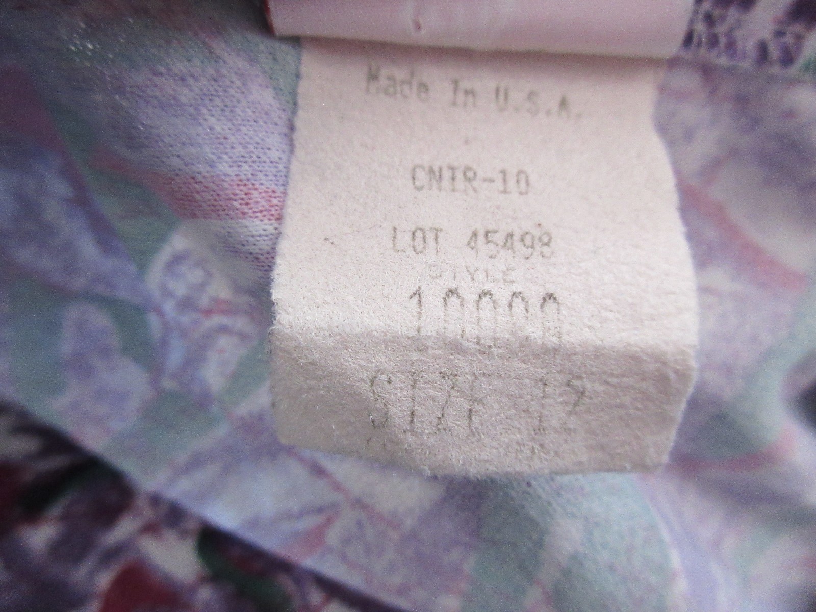 VTG 80’s Graff California Wear Shirt Size 12 Scalloped Peter Pan Collar Top