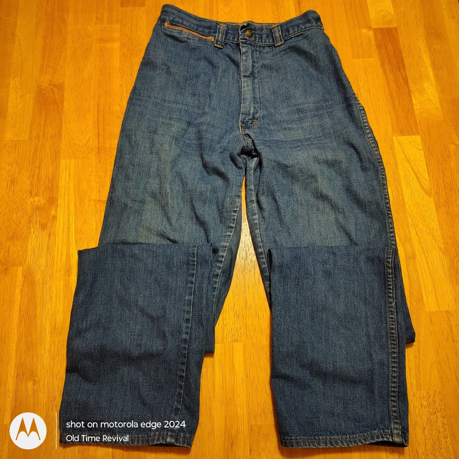 VTG 80s Live Ins Naturally Distressed High Rise Western Women’s Jeans 24″W 32″L
