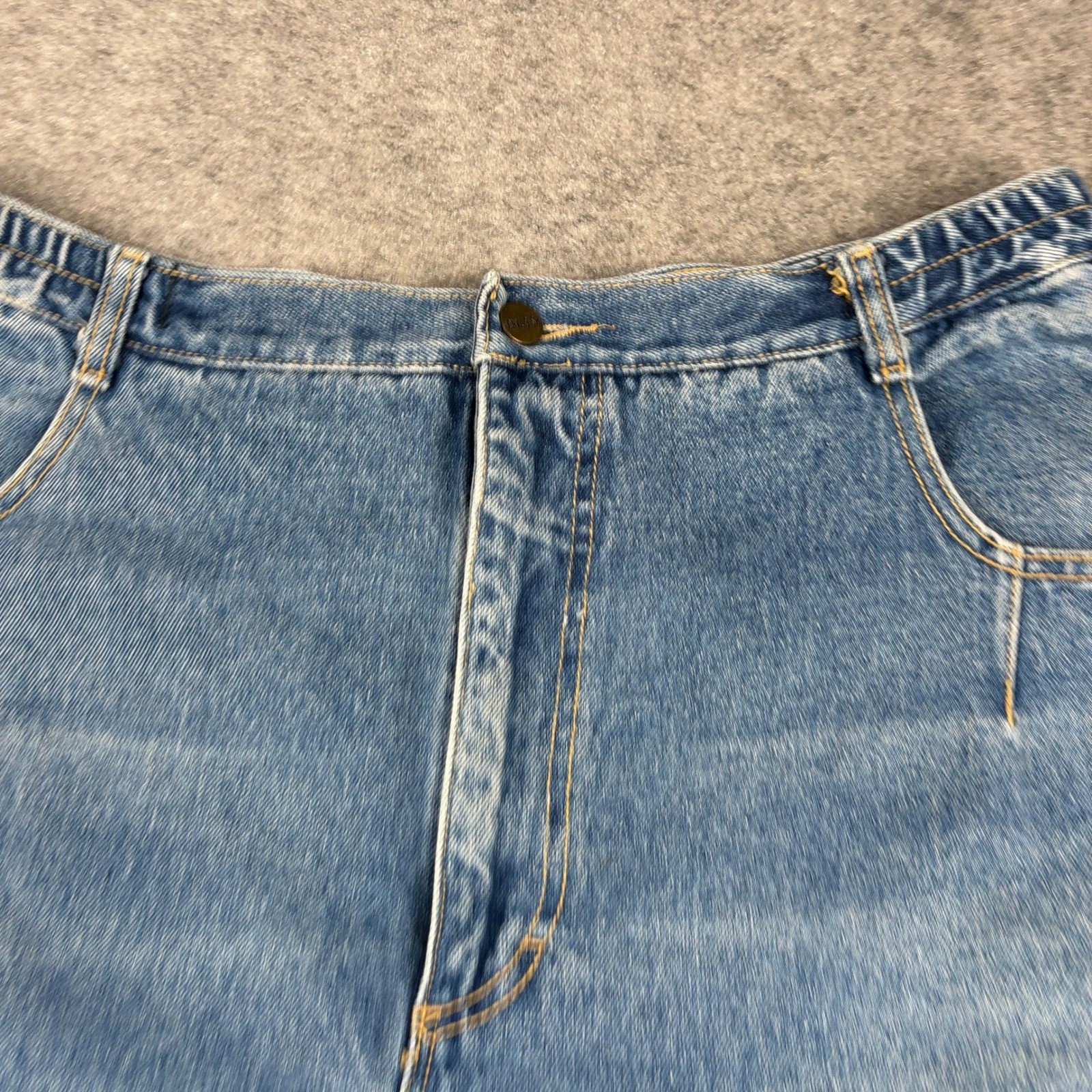 Gitano Jeans Womens 20 Blue Vintage 90s High Waisted Tapered Elastic Waist Denim