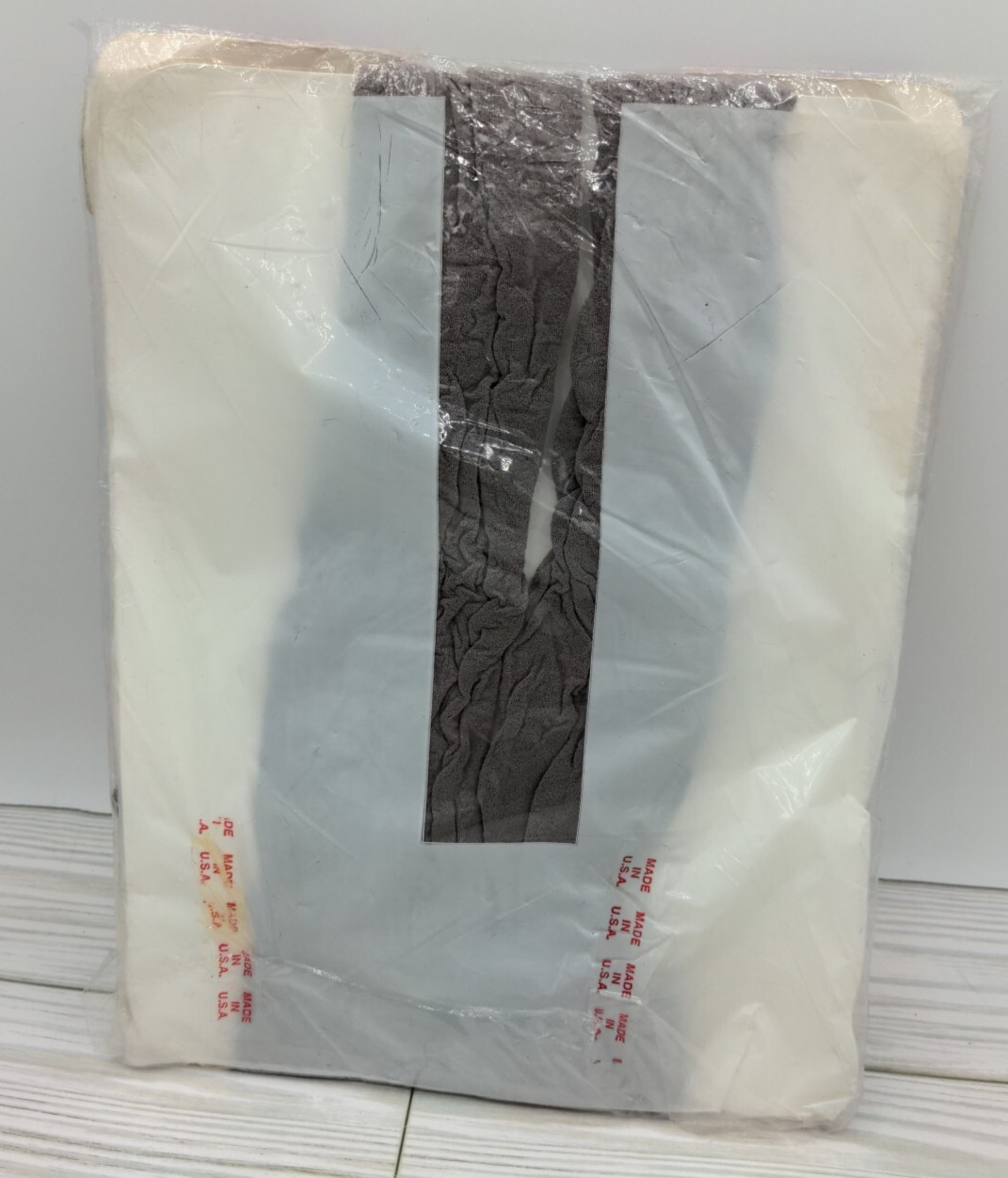 Vintage 1970’s First Quality Gray Pantyhose New Old Stock USA Made