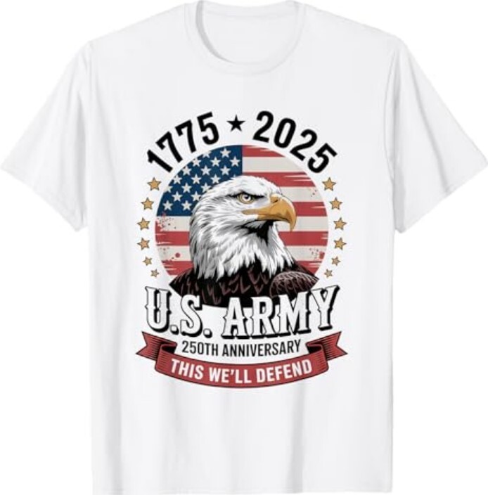 United States Army 1775-2025 250th anniversary we defend Tee Shirt