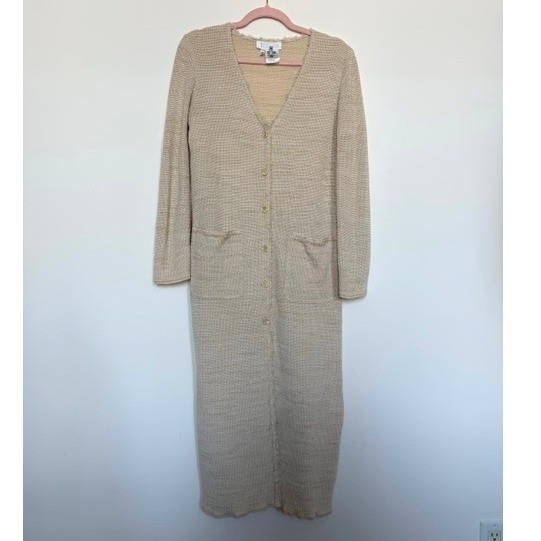 Vintage Escada by Margaretha Ley Long Knit Cardigan Dress | US 4-6 / EU 36