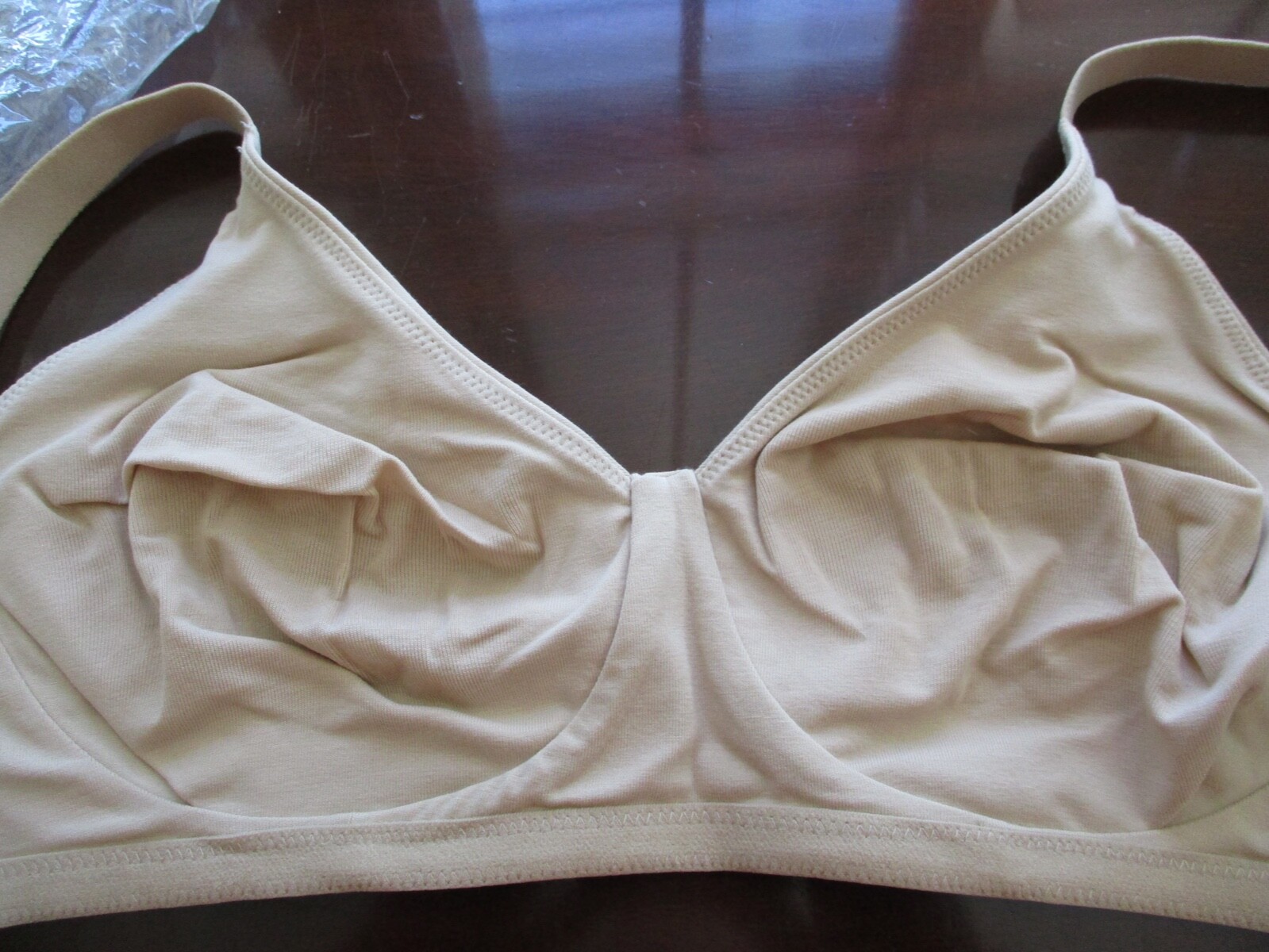 *BRA: Womans Seamless Sleek Comfort Beige Nude Classique Brand 38C New In Pack