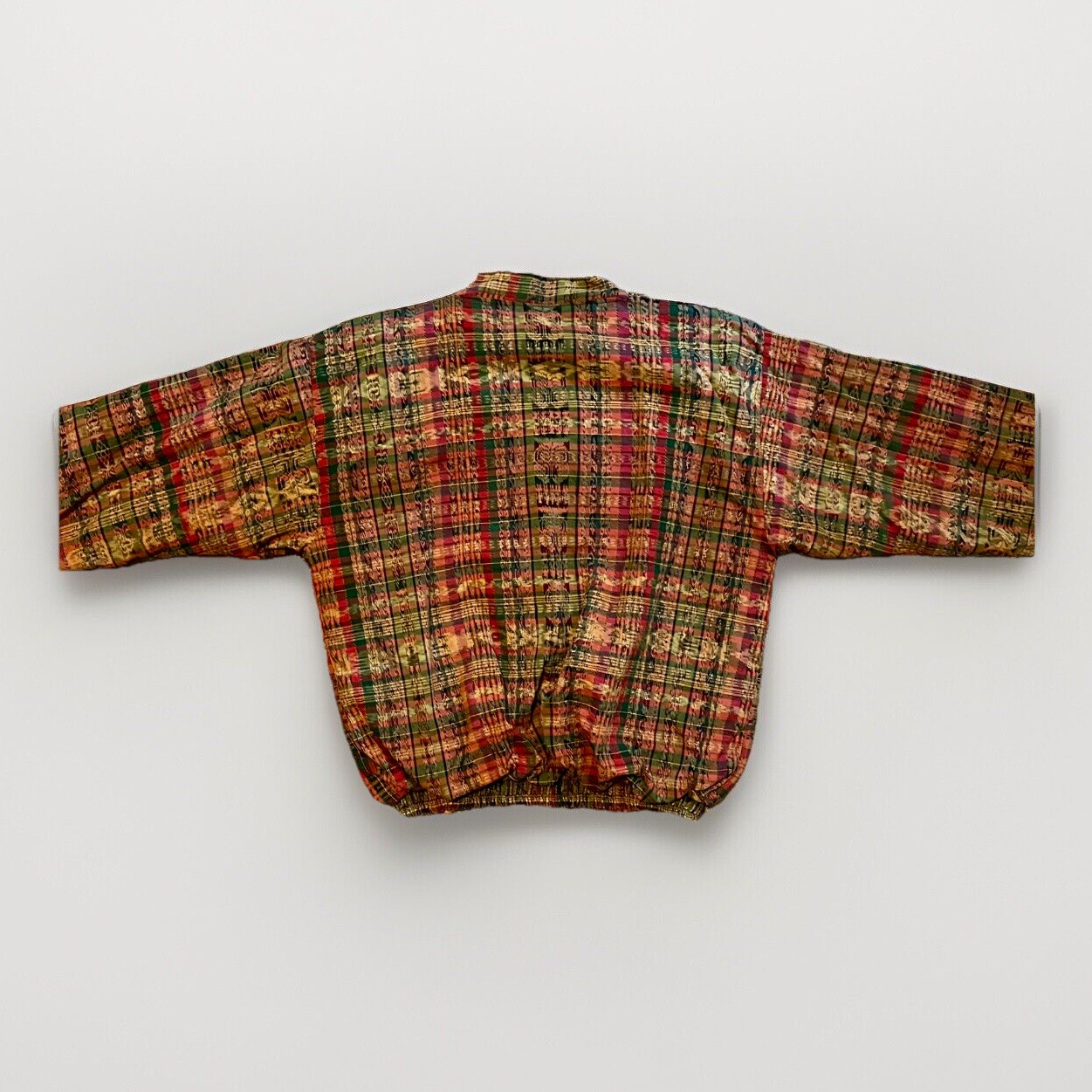 Latin’s Hand Vintage Woven Guatemaia Style Jacket Beautiful W/ Animals Adult M