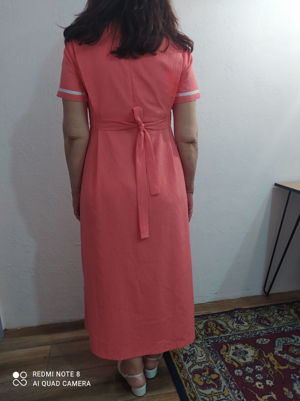 Vintage Women’s Dress Retro Maxi Long Handmade Unbranded, UK 14, US 12