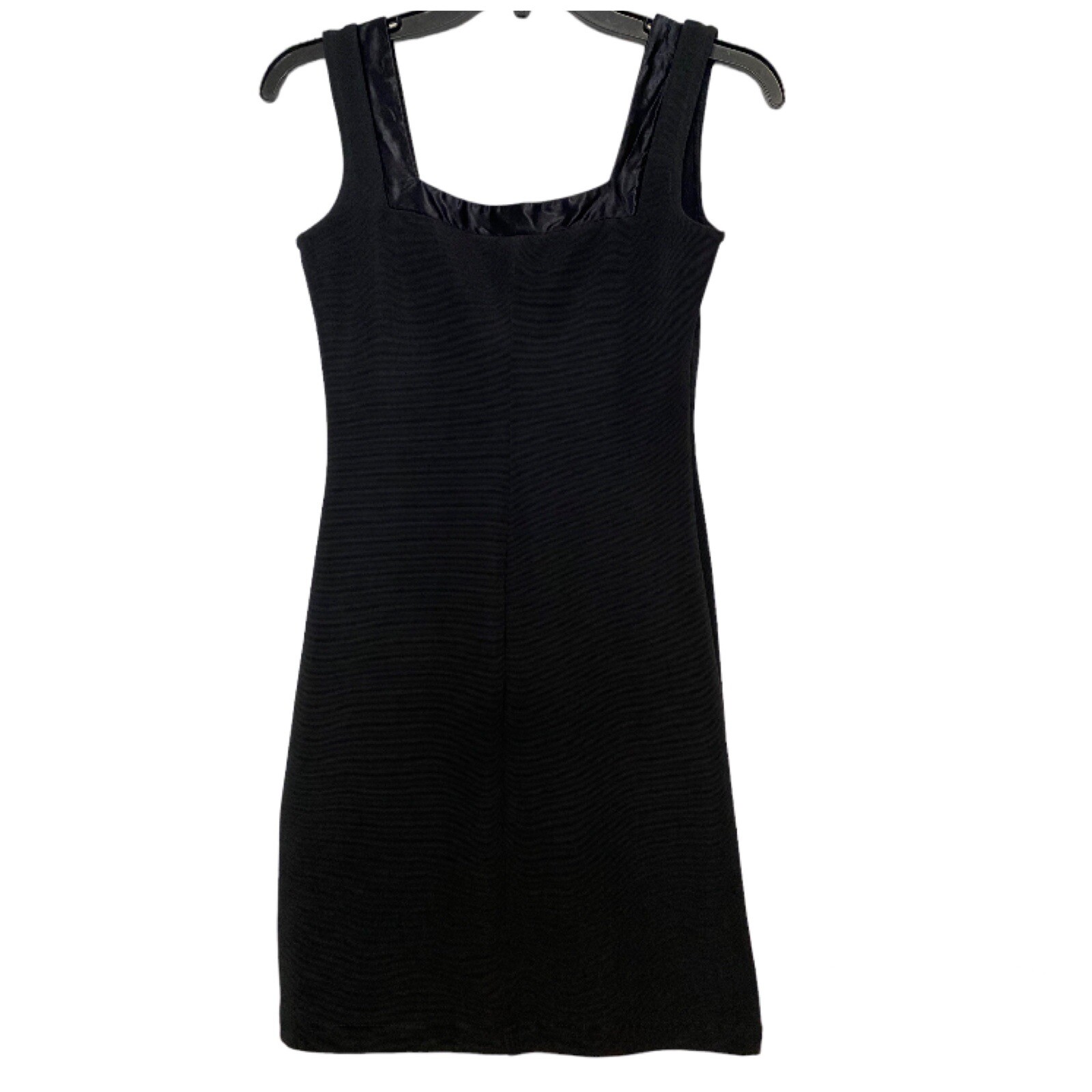 VTG Y2K 90’s MODA INT’L Victoria’s Secret Bandage Black Dress Sleeveless Size 2