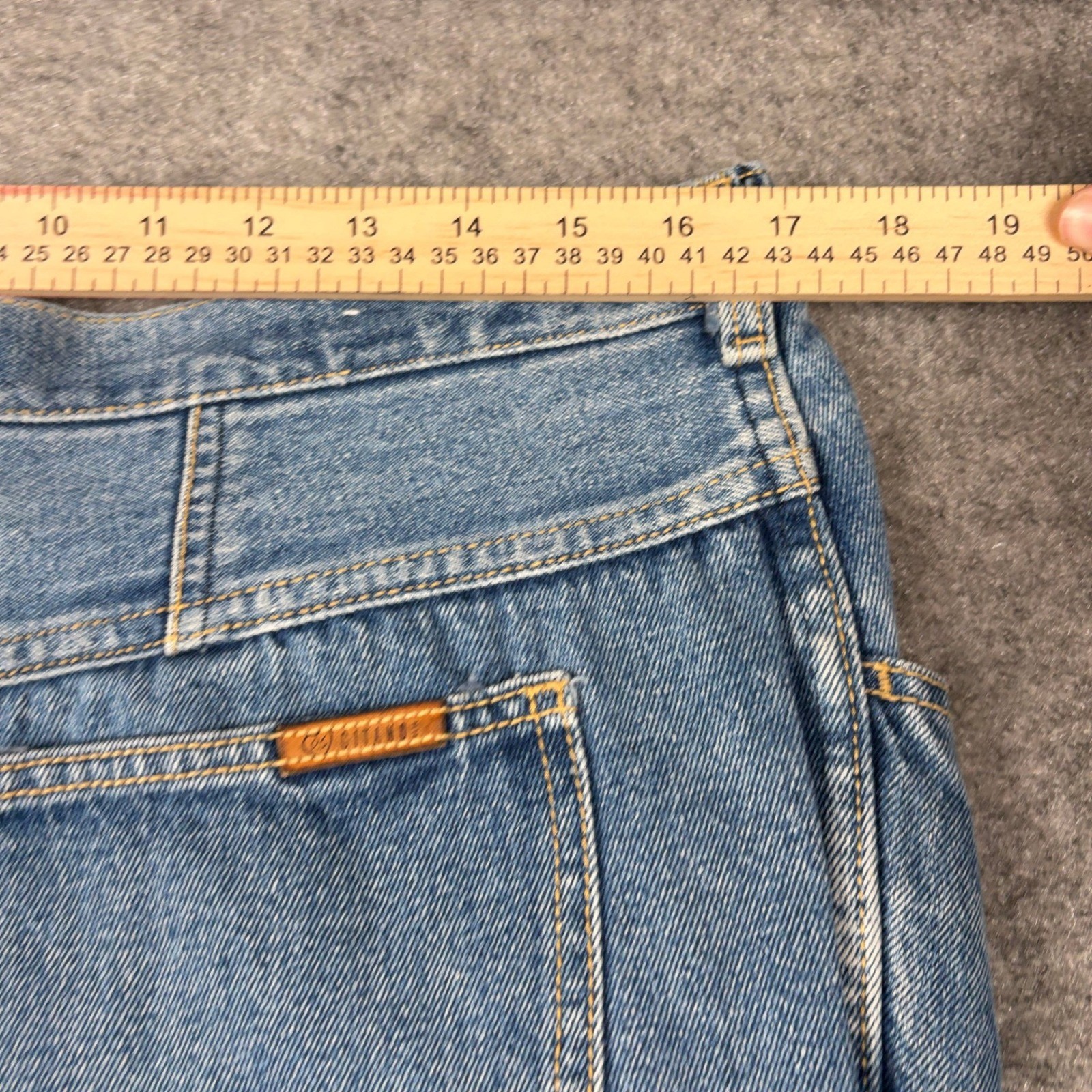 Gitano Jeans Womens 20 Blue Vintage 90s High Waisted Tapered Elastic Waist Denim