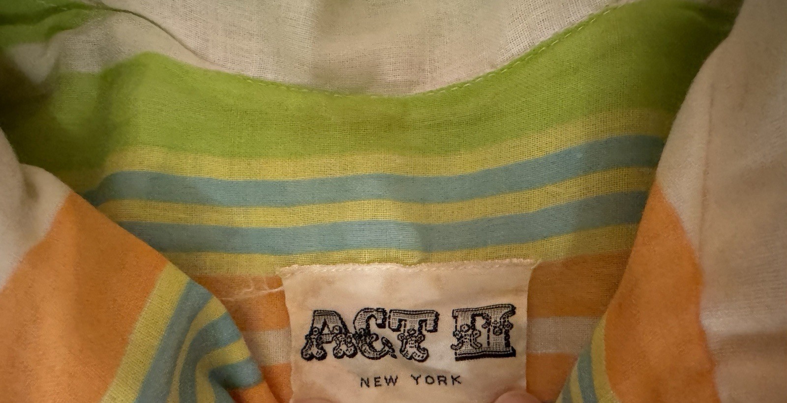 Vintage 60s 70s Act II NY Maxi House dress USA made Patio Hostess Retro Summer