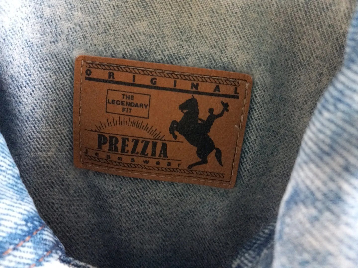 Prezzia Jeanwear Women Large Legend Vintage Acid Wash Denim Jacket Argentina