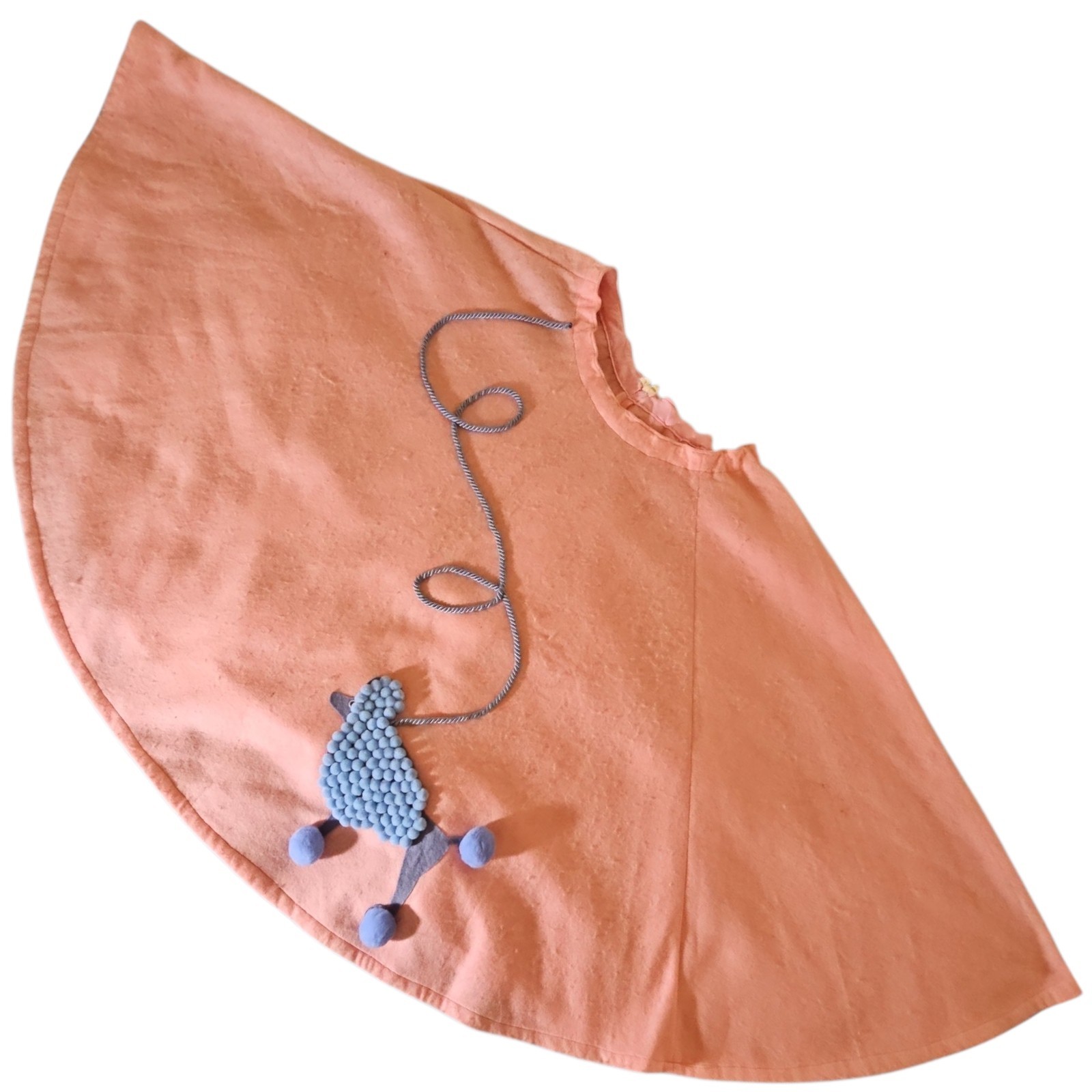 Poodle Skirt Pink 1950’s Circle Dance Skirt Felt 28”-32” Waist Vintage