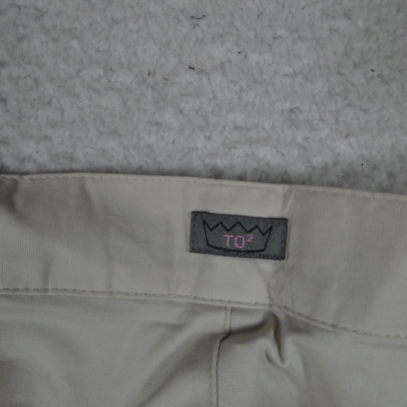 Vintage Todd Oldham Shorts Women Size 1 Sand Tan Stretch