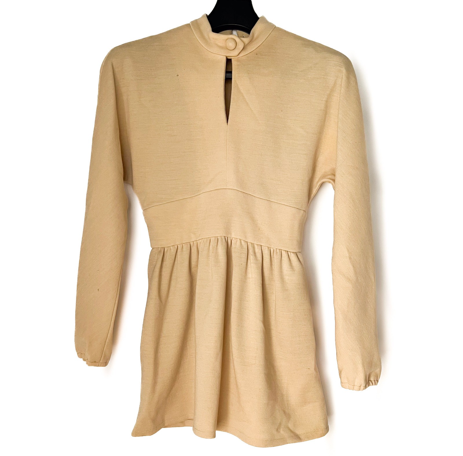 1960’s/70’s Butter Yellow Mod Dress by Jane Justin for Don Sophisticates XS-S