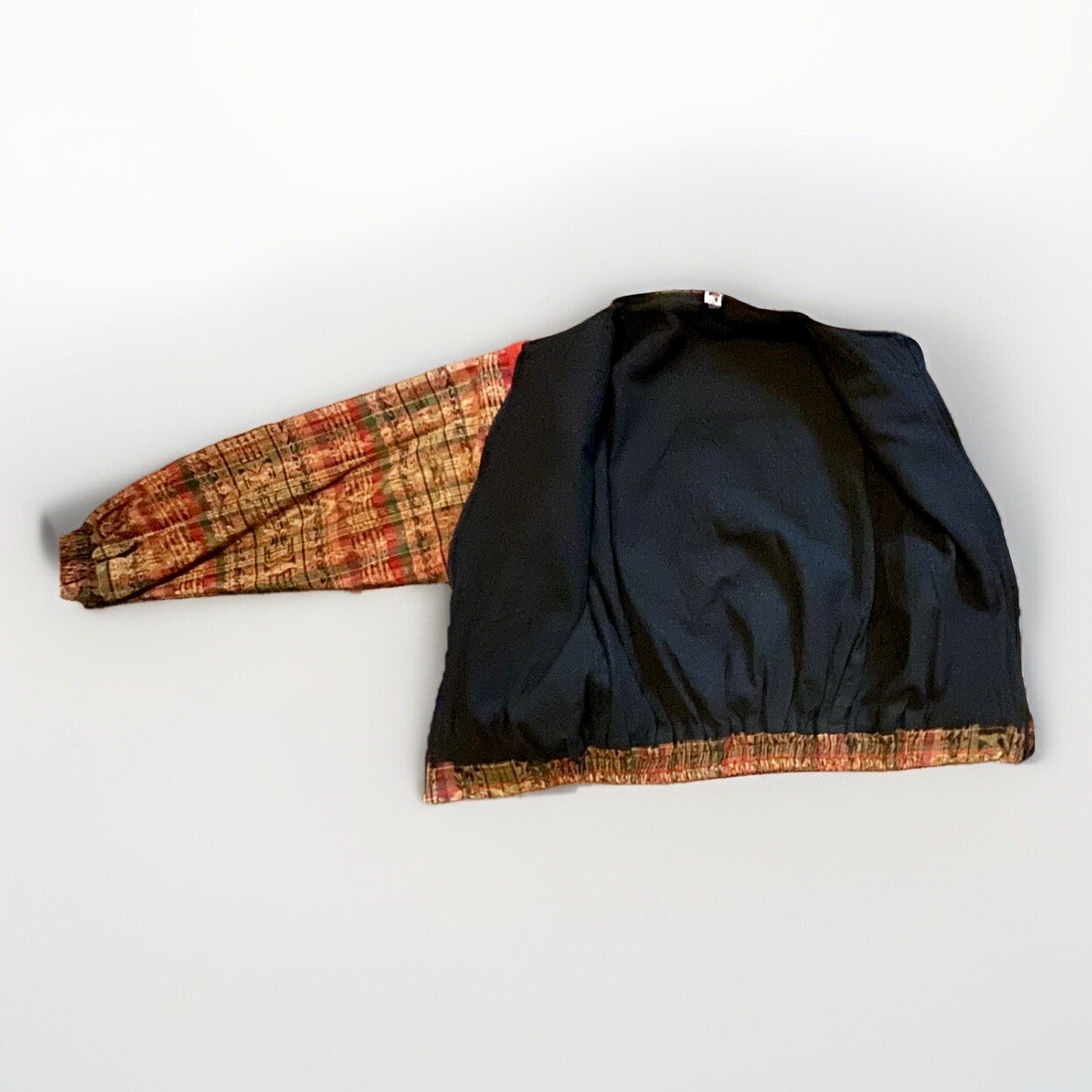 Latin’s Hand Vintage Woven Guatemaia Style Jacket Beautiful W/ Animals Adult M