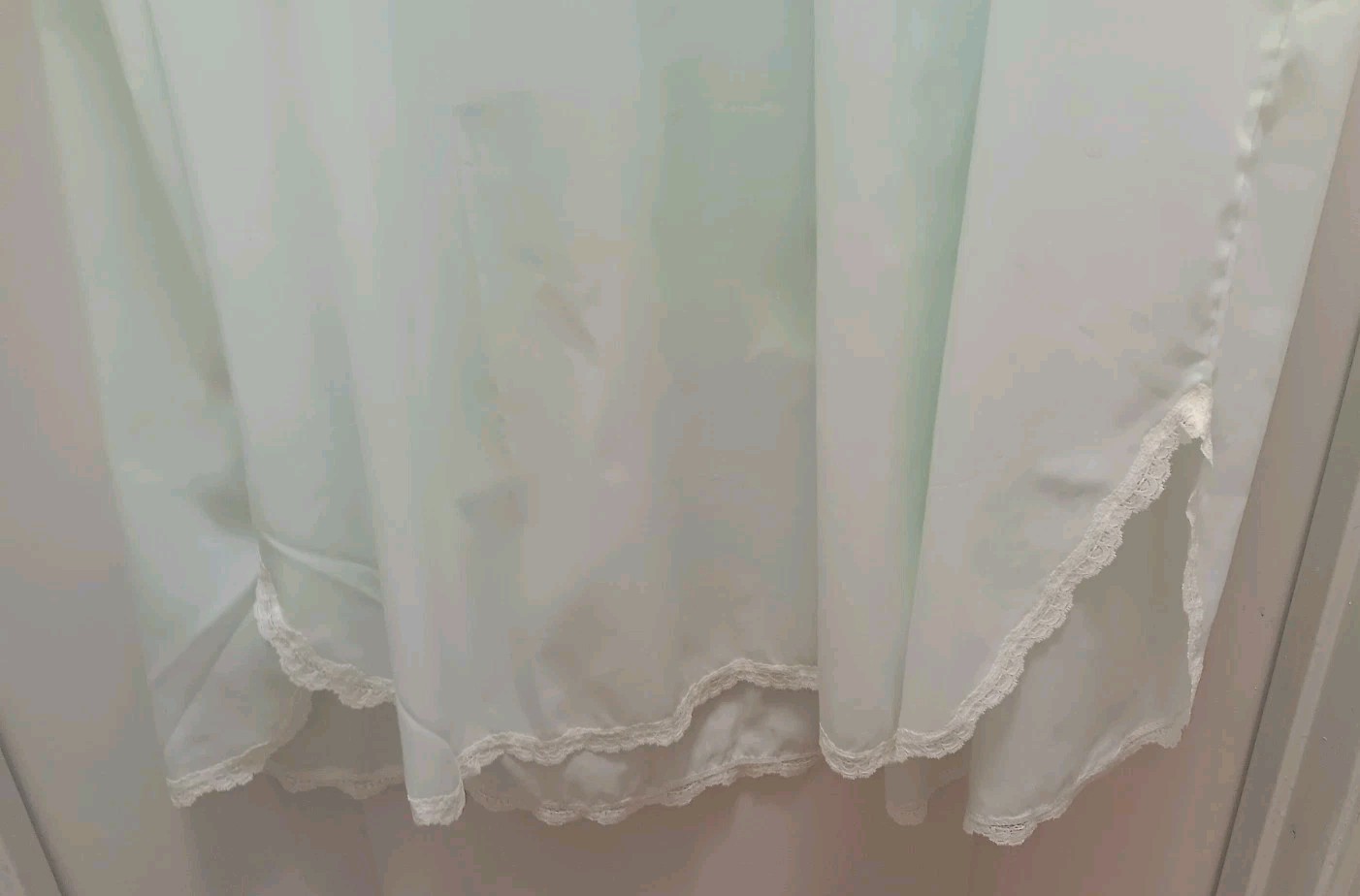 Lady Barbizon 3X Lace, Embroidered Poly/cotton Ballerina Gown Pale Blue