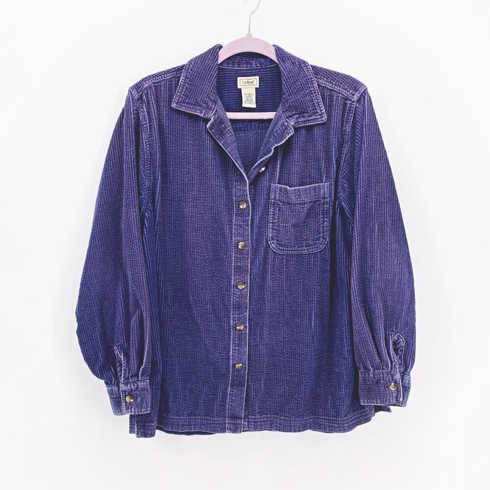L.L. Bean Vintage Corduroy Button Up Shirt