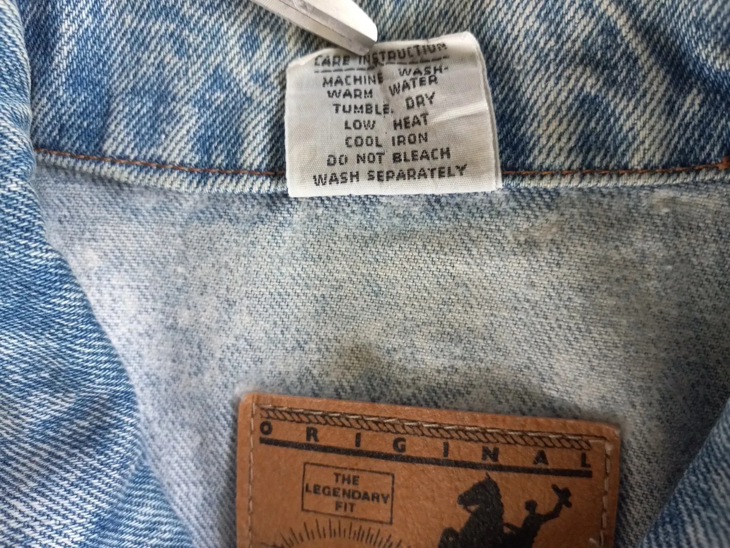 Prezzia Jeanwear Women Large Legend Vintage Acid Wash Denim Jacket Argentina