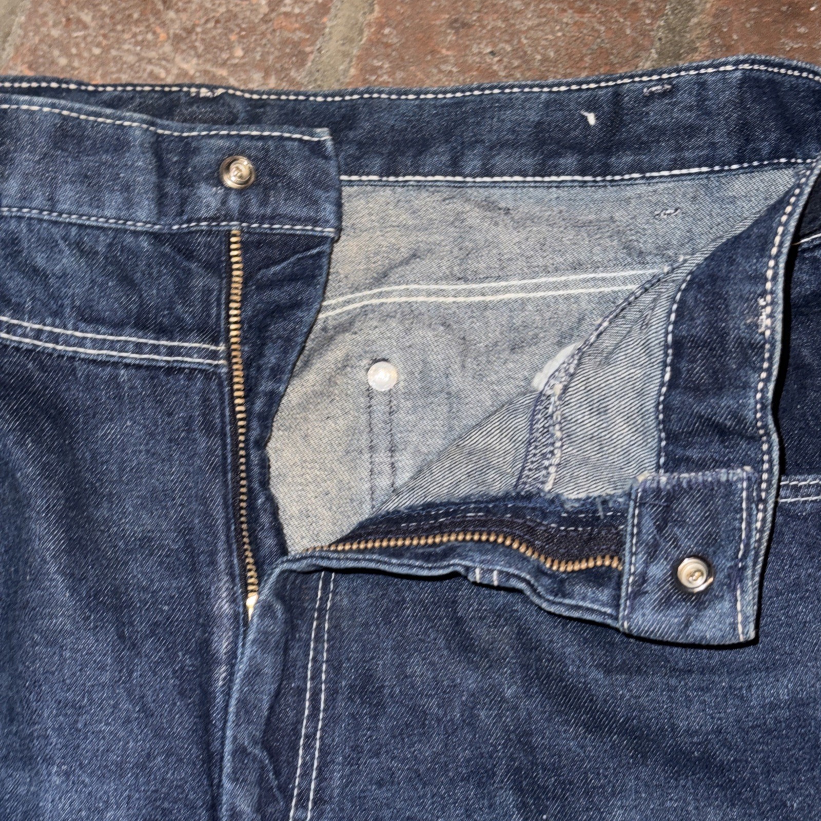 Vintage Pizzazz New York Paris Jeans High Waist Sz 16 60s 70s