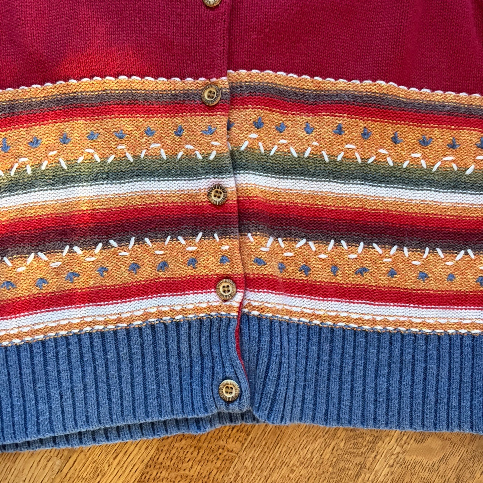 Vintage Coldwater Creek Women’s Small Cardigan Sweater Cottagecore Grandma Chic