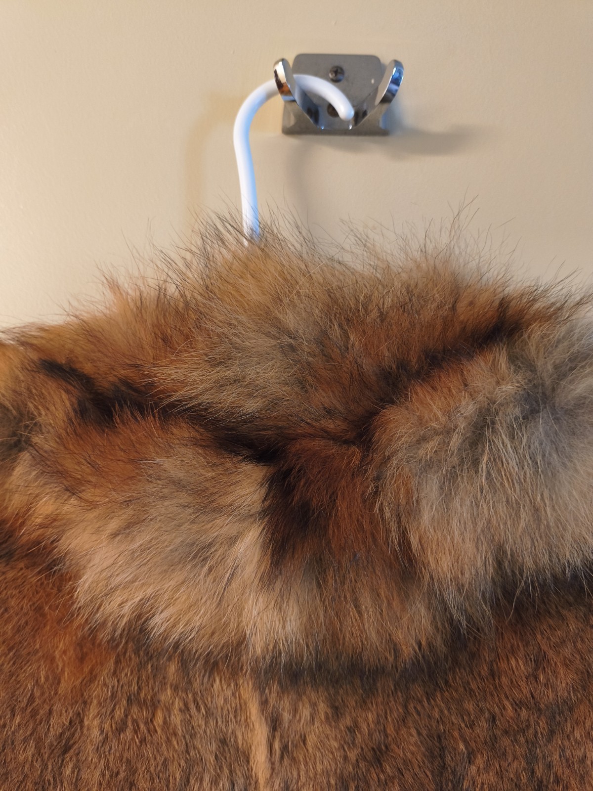 Jacques Saint Laurent Red Fox Fur Coat Women’s Regular XS
