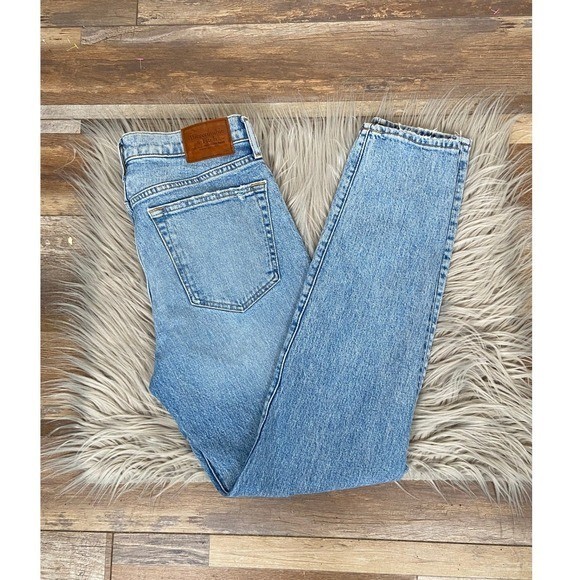 Abercrombie & Fitch 90s Slim Women’s Jeans Size 31 Vintage Stretch Light Wash