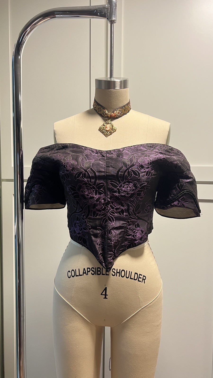 Rare Antique 1890s 1900s Edwardian Corset top In Larger Relative Sizing