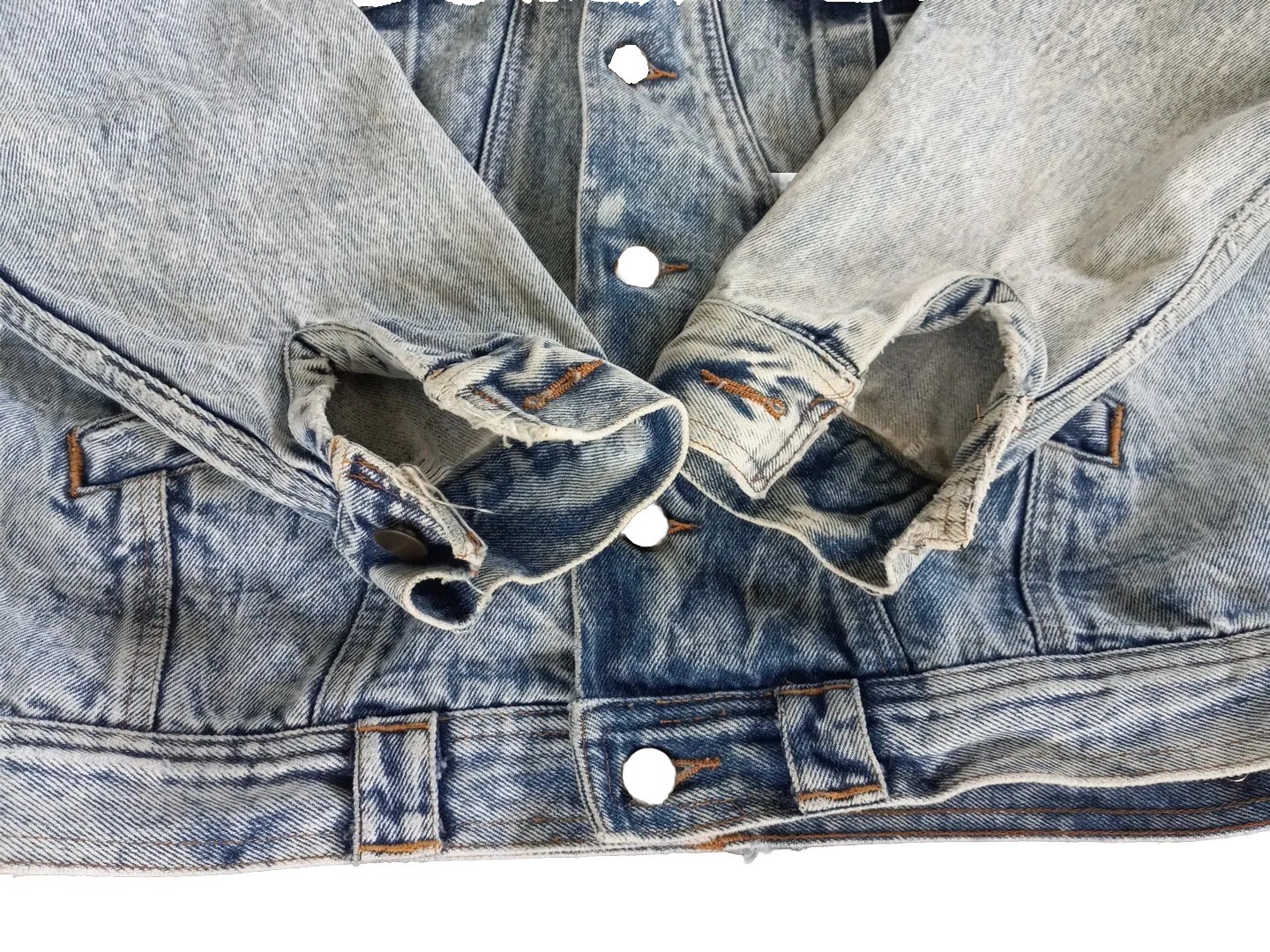 Prezzia Jeanwear Women Large Legend Vintage Acid Wash Denim Jacket Argentina