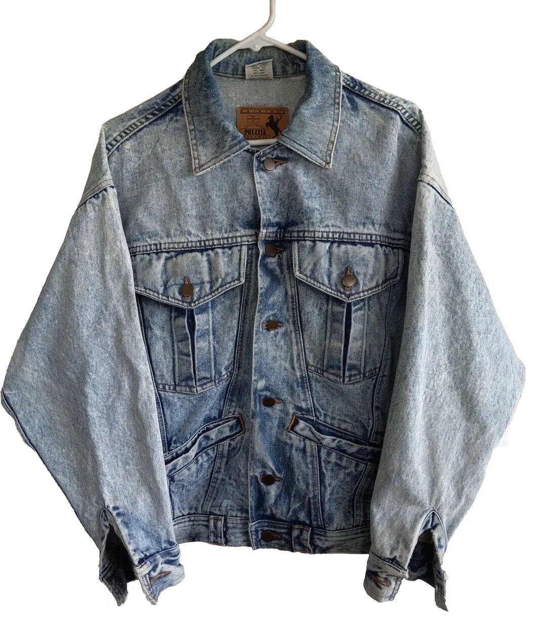Prezzia Jeanwear Women Large Legend Vintage Acid Wash Denim Jacket Argentina
