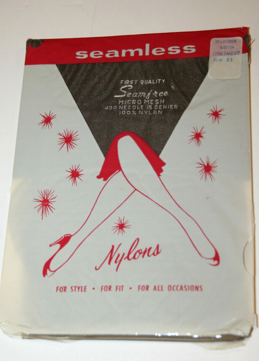 Vintage Nylons Seamless Evening Sheer Pantyhose/Stockings – Size 10 Cinnamon