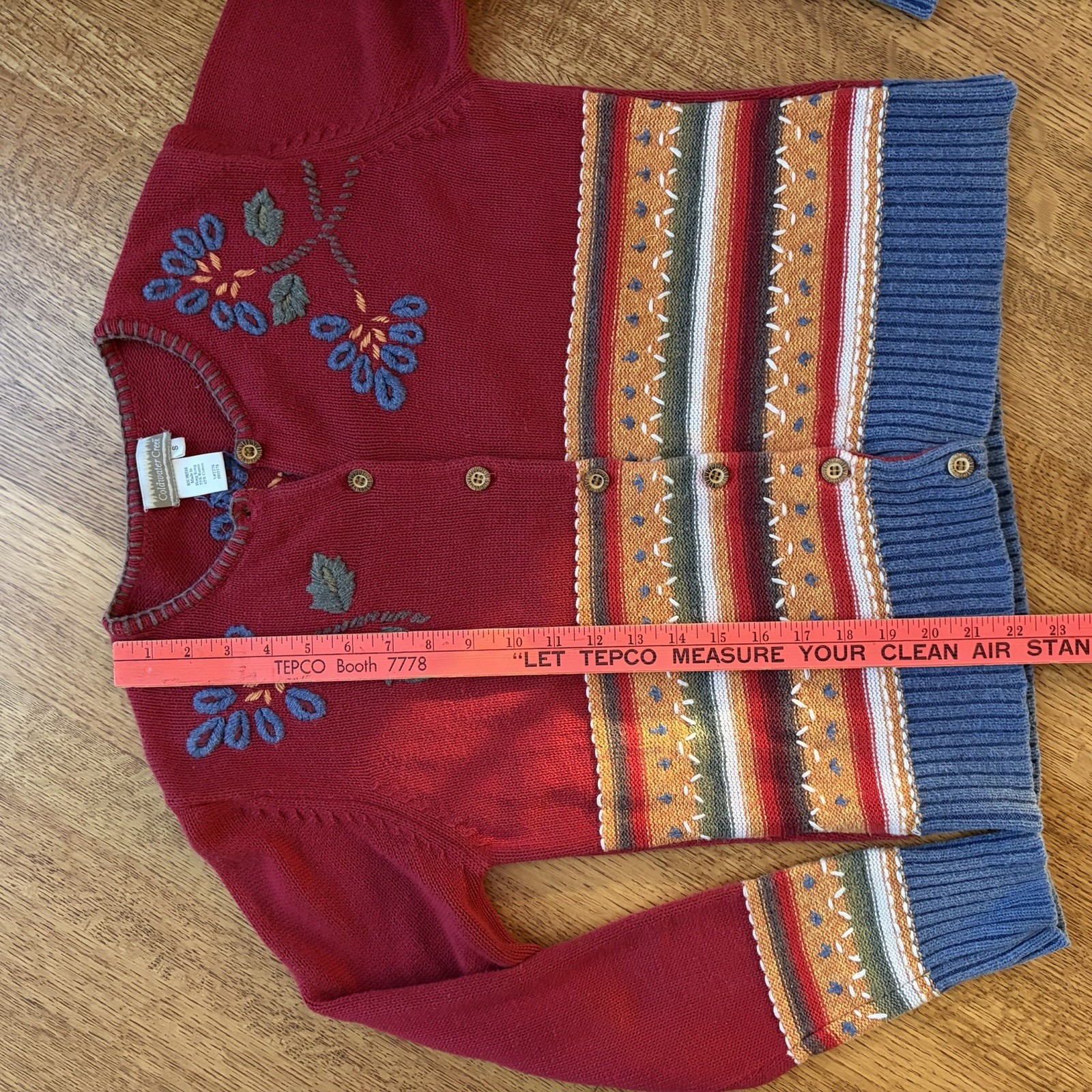 Vintage Coldwater Creek Women’s Small Cardigan Sweater Cottagecore Grandma Chic