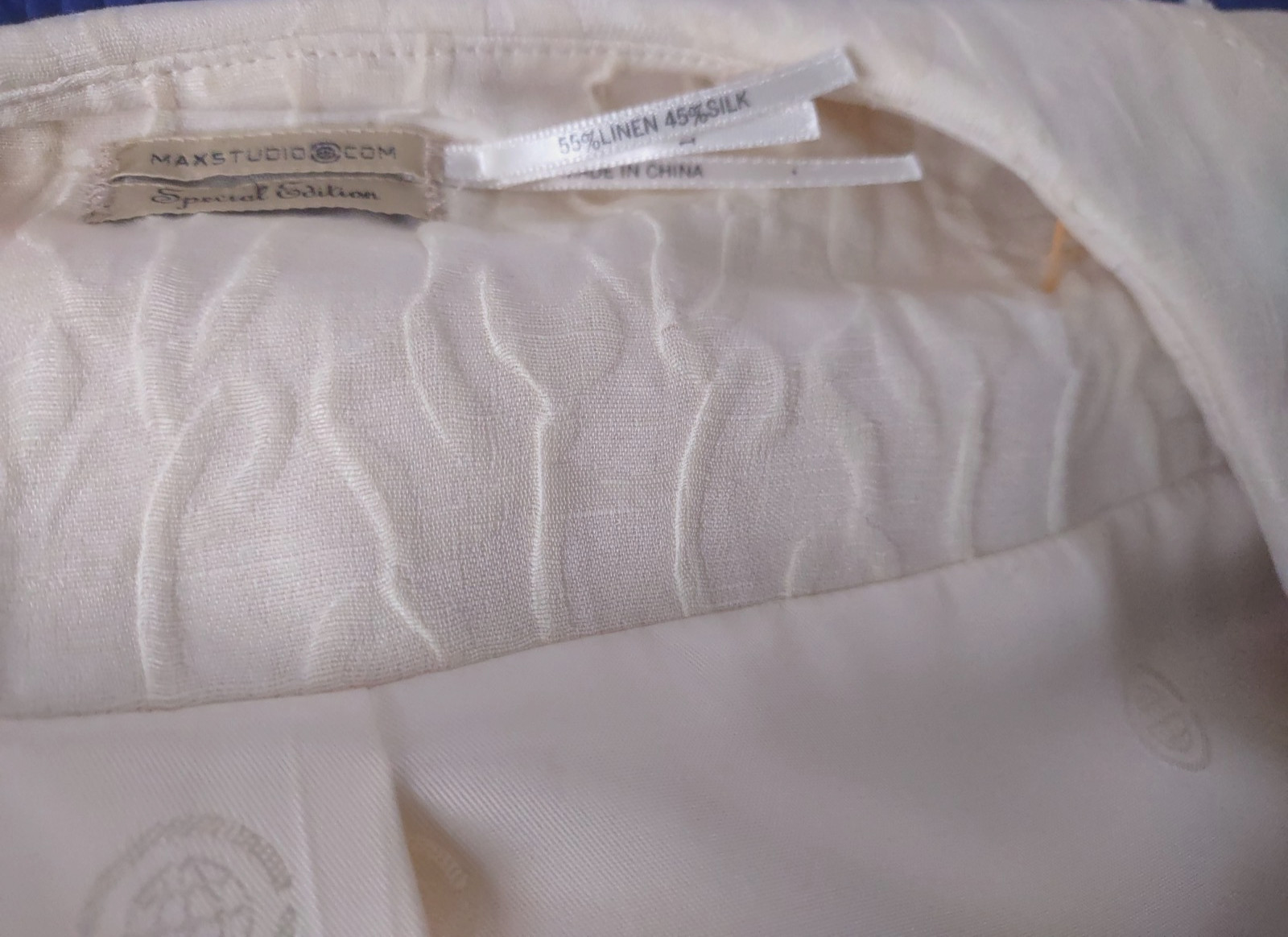 VTG Max Studio Special Edition Linen/Silk Blend Jacket Sz. 12 Perfect Yellow