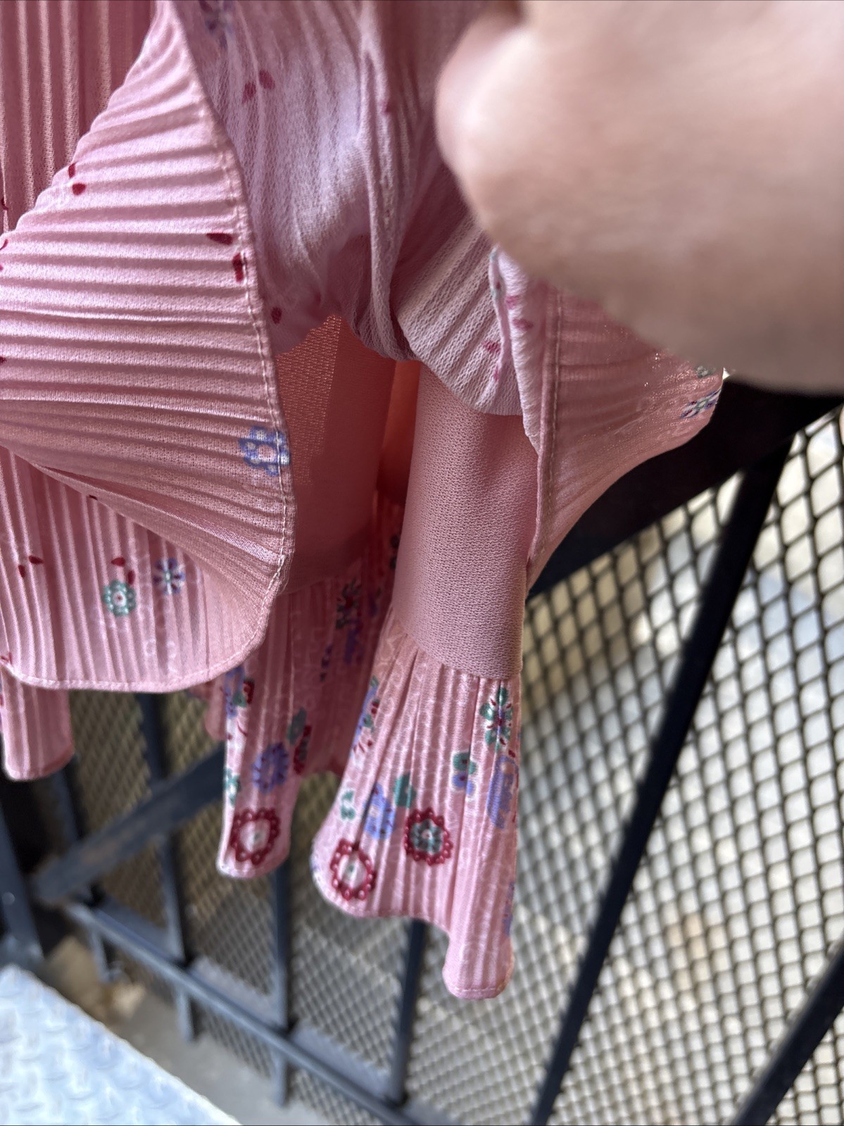 Gorgeous Hal Ferman belted and Pleated Pink Frock Vintage, Flowy, Classic 60s 💖