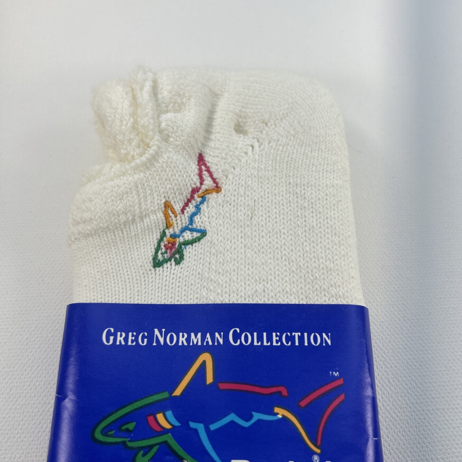 VTG Reebok Socks Women’s Greg Norman Collection Cotton 90s Size 9-11 White Low