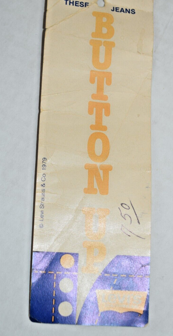 Vintage Levis Jeans 23 x 30 70s 31403-0216 Orange Tab Made USA NWT c.1979