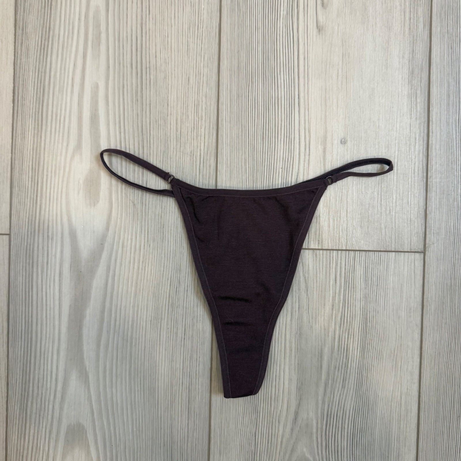 Vintage 2001 Victoria’s Secret Plum Purple G-String Thong Panty NWT Y2K Small