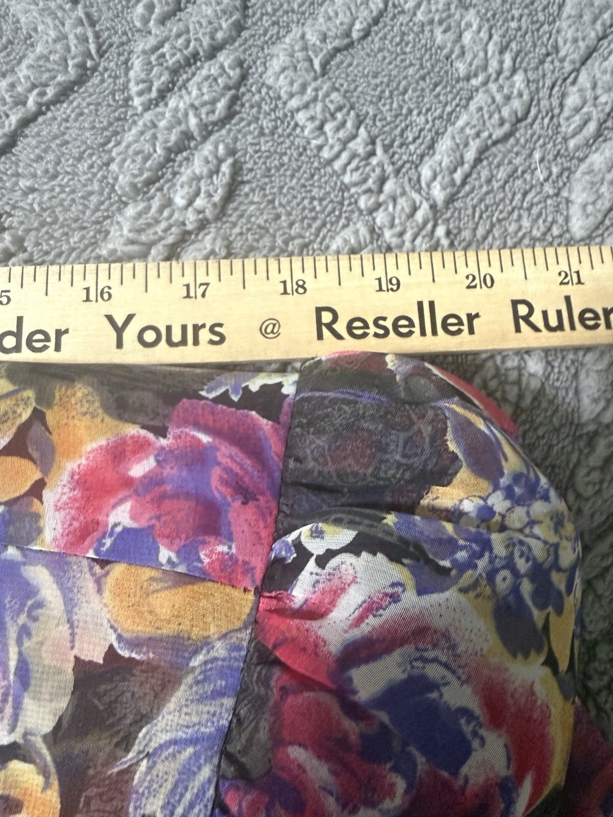 Boston Maid Vintage Floral Tie Neck Blouse Sheer Pink Y2K Coquette USA 18