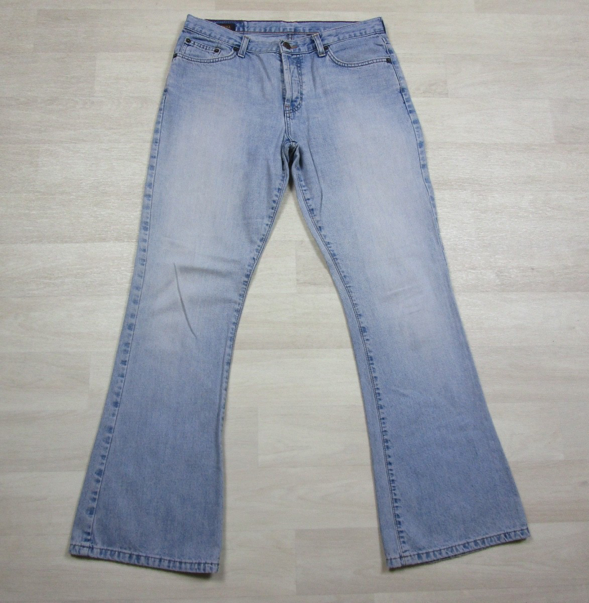 Vintage 90s Abercrombie & Fitch Jeans Womens (8) Flare Light Wash Preppy USA