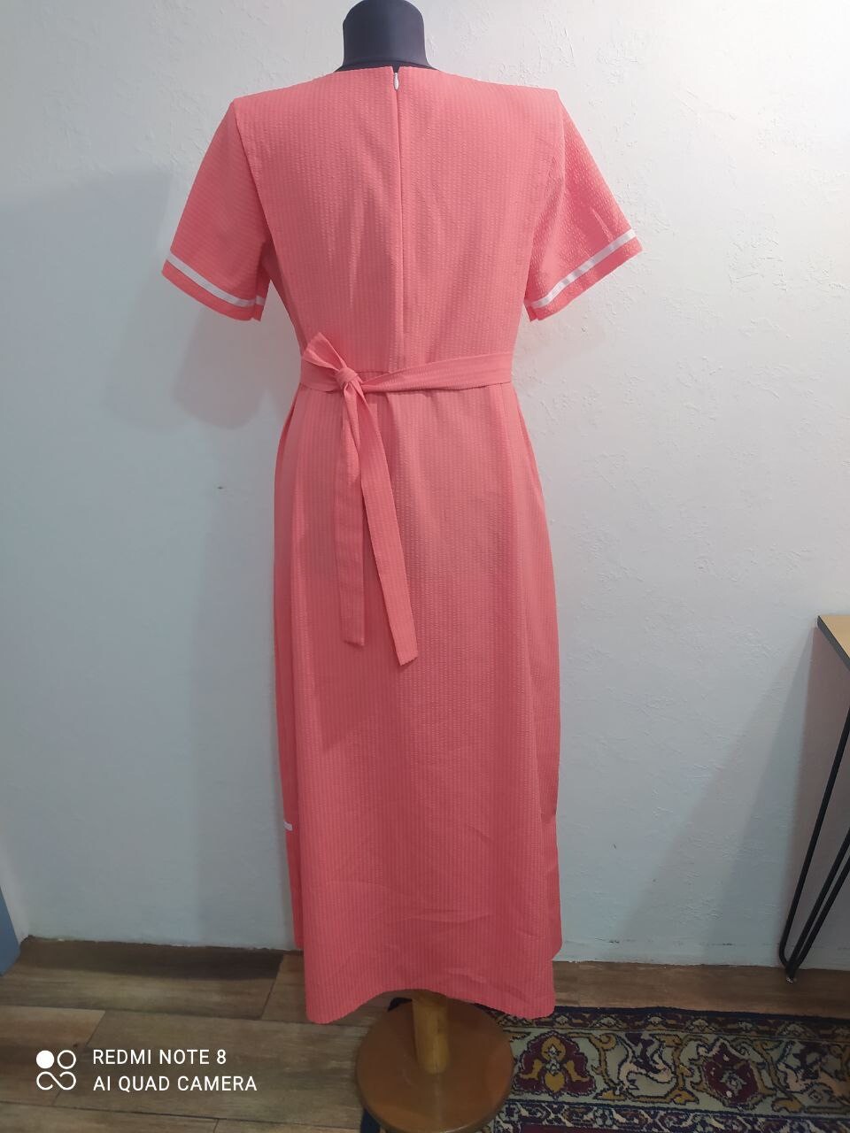Vintage Women’s Dress Retro Maxi Long Handmade Unbranded, UK 14, US 12
