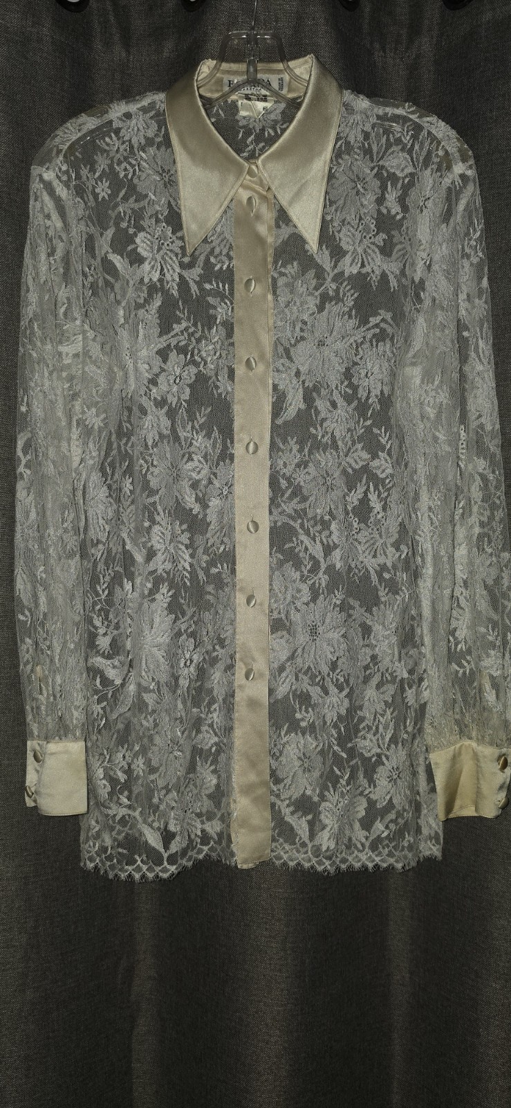 VTG Escada By Margaretha Ley Size 40 Lace And Silk